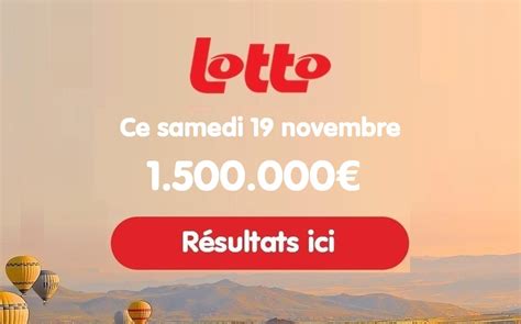 résultat lotto belgique aujourd'hui.
